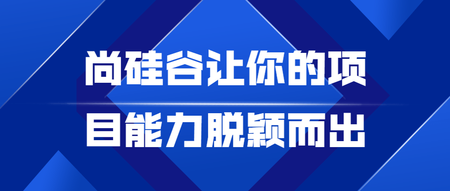 尚硅谷让你的项目能力脱颖而出-稀饭资源网