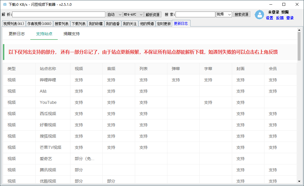 闪豆多平台视频下载器v3.1.0-稀饭资源网